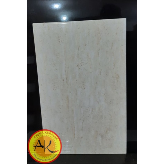 Keramik Dinding Motif Marmer Glossy Kilap 25x40 Helena Beige