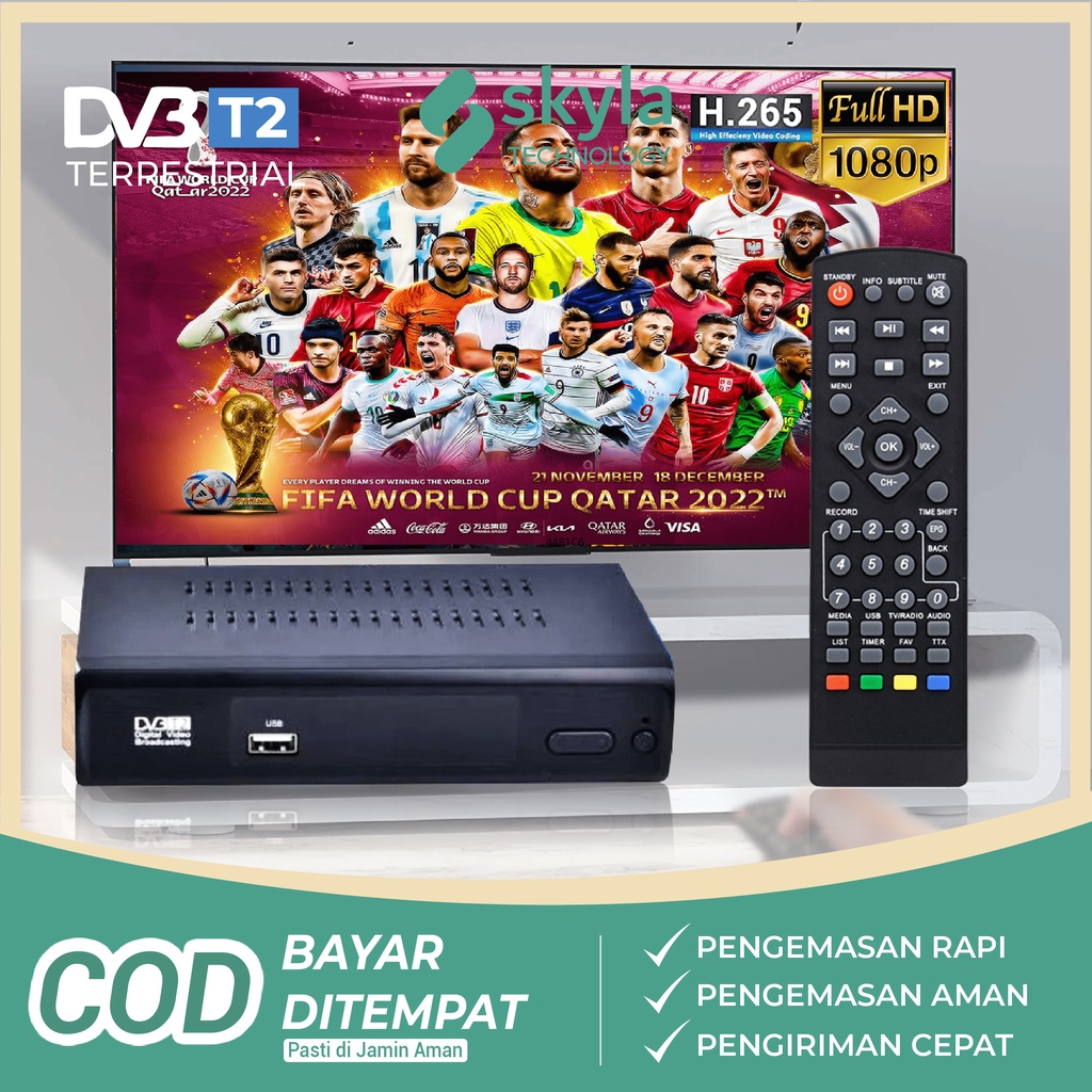 Jual Set Top Box Tv Digital DVB T2 HD / Set Top Box Dvb T2 / Set Box Tv ...