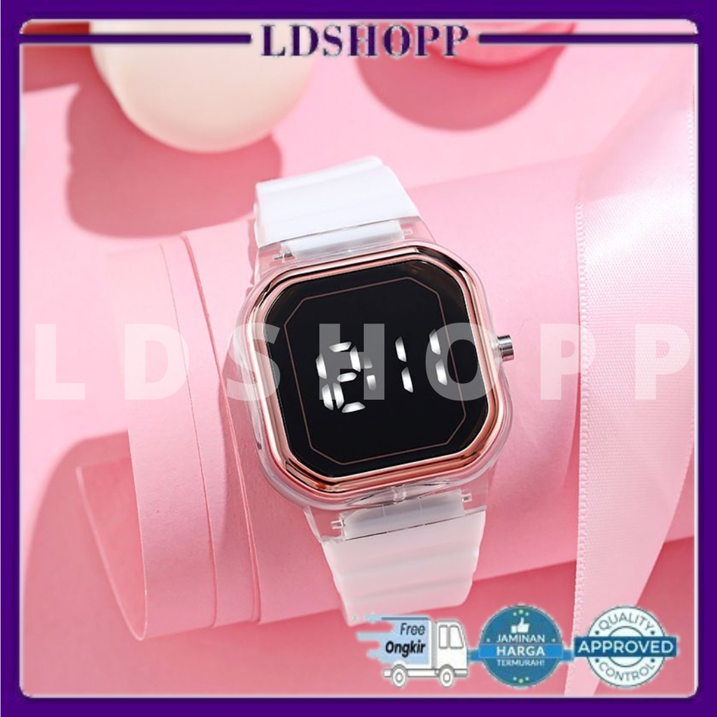 LDS J027 Jam Tangan Rubber Digital LED Pria &amp; Wanita Fashion Murah