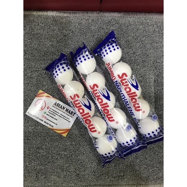 Asianmart Kapur Barus/Swallow Toilet Ball/Kapur Barus Lemari Baju/Kamper Swallow/Kamper/Kapur Barus 