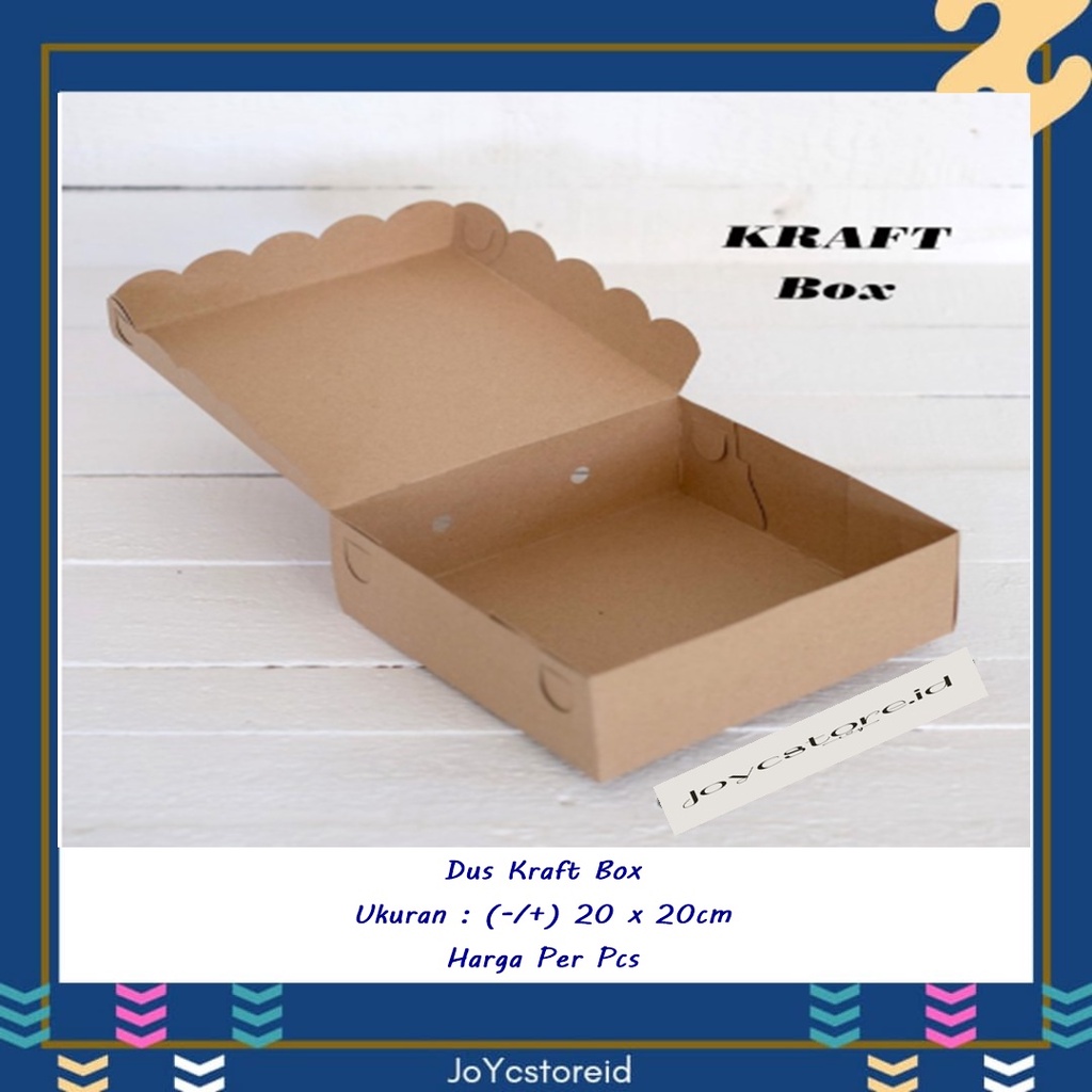 

Dus Nasi Kraft R10K 20x20 / Dus Kotak Nasi / Kotak Nasi / Dus Kraft / Box Nasi Kraft / Nasi / Bungkus Nasi