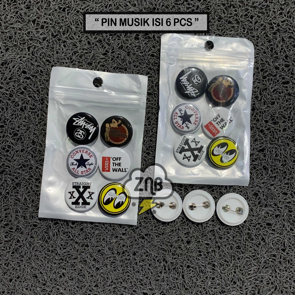 PIN BUTTON / BROS MINI MUSIK AKSESORIS FASHION BEST QUALITY