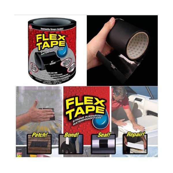 

Flex Tape Lakban Hitam Khusus Anti Bocor Magic Tape Tebal Anti Air - BangJay99