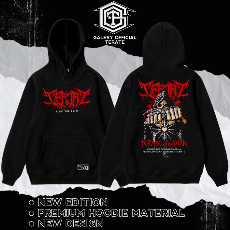 HOODIE TERJAL-HOODIE PSHT TERJAL KEKINIAN-HOODIE TERATE JALANAN-HOODIE TERATE TERMURAH