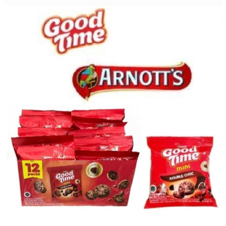 

MINI Good Time (Pack) / Goodtime Mini / Biskuit Cookies Double Choc / Goodtime 2000 Coklat / Kukis