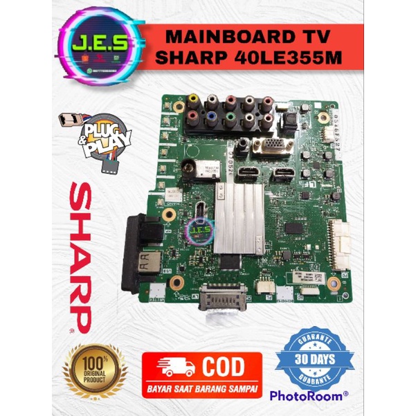 MAINBOARD TV SHARP LC 40LE355M - MB SHARP 40LE - 40LE355M - MOBO 40LE355