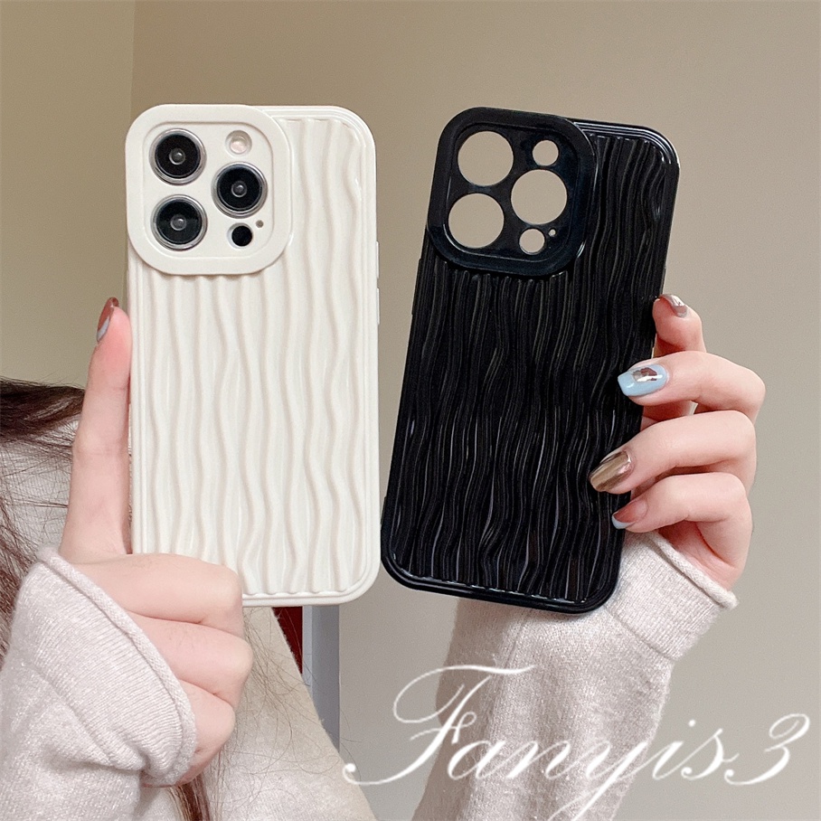 Compatible For iPhone 14 13 12 11 Pro Max X XR Xs Max 14 13 12 11 Soft Case Pelindung Bahan Plush Warna Solid Untuk