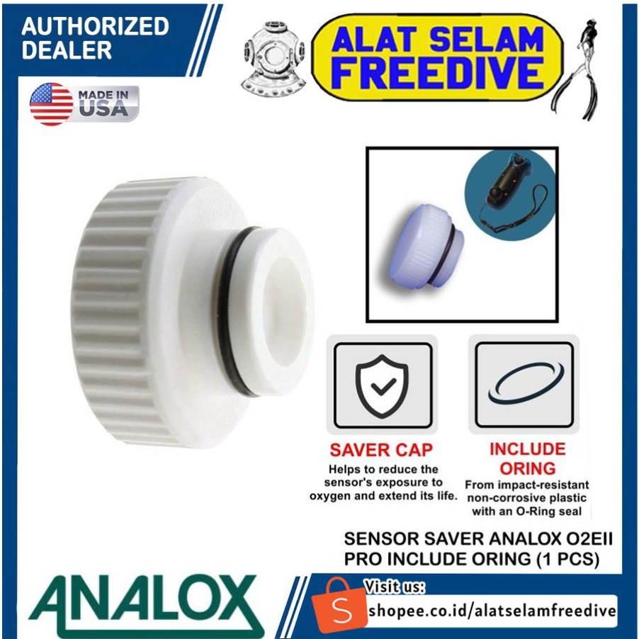 Jual SSP1 Sensor Oxygen Underwater Saver Analox O2EII Pro With Oring