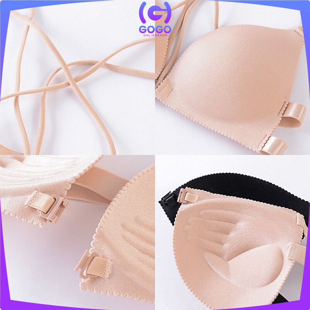 GOGO-P64 P65 Bra Seamless Tanpa Kawat BH Wanita Push Up Bra / Bra Kancing Depan Tanpa Kawat