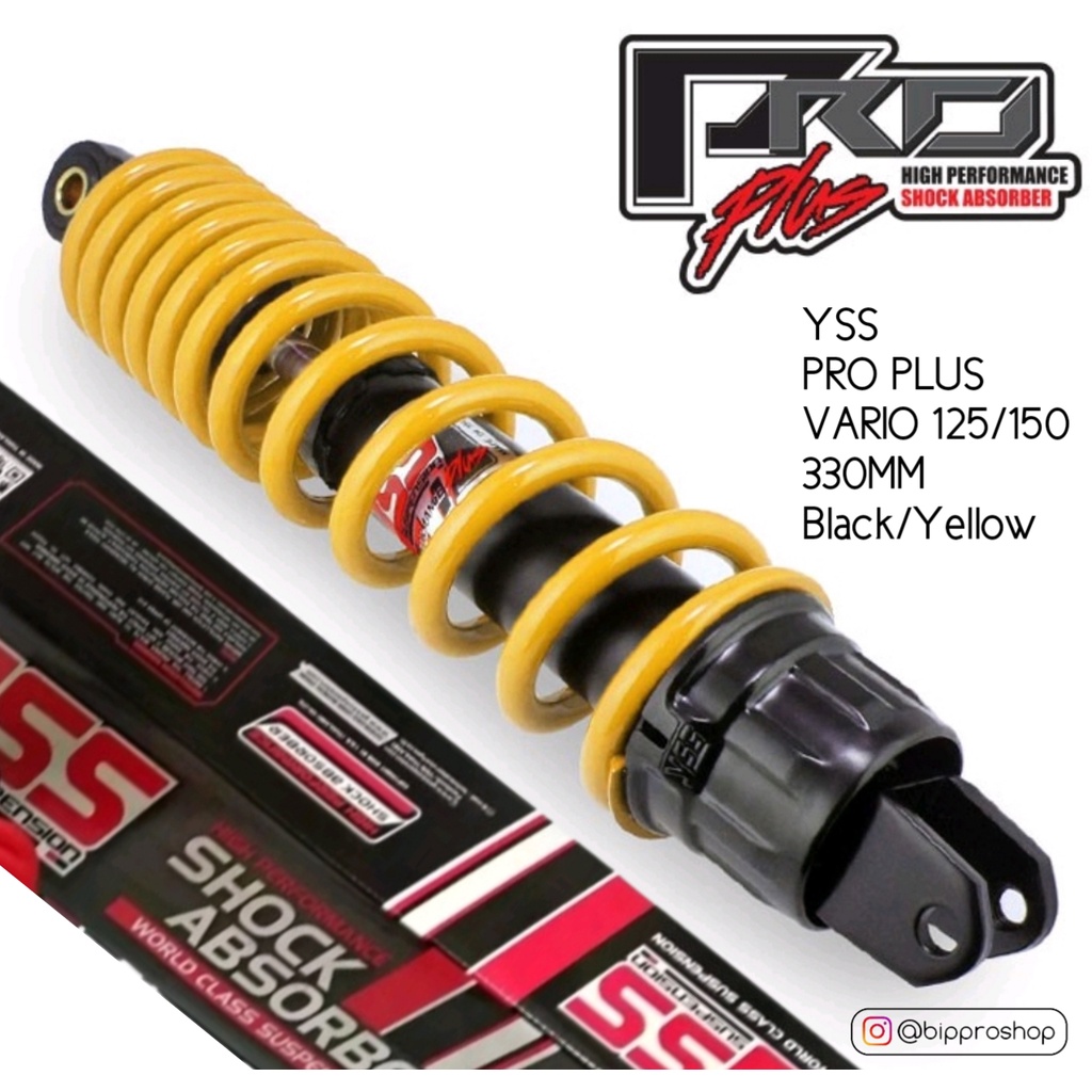 SKOK YSS PRO PLUS VARIO 125/150 330MM BLACK/YELLOW