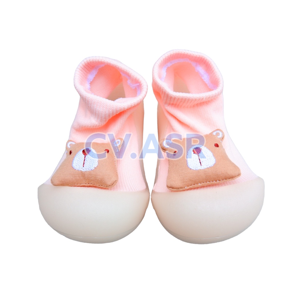 Sepatu Bayi Kaos Kaki Skidder PreWalker Anti Slip Glow In The Dark