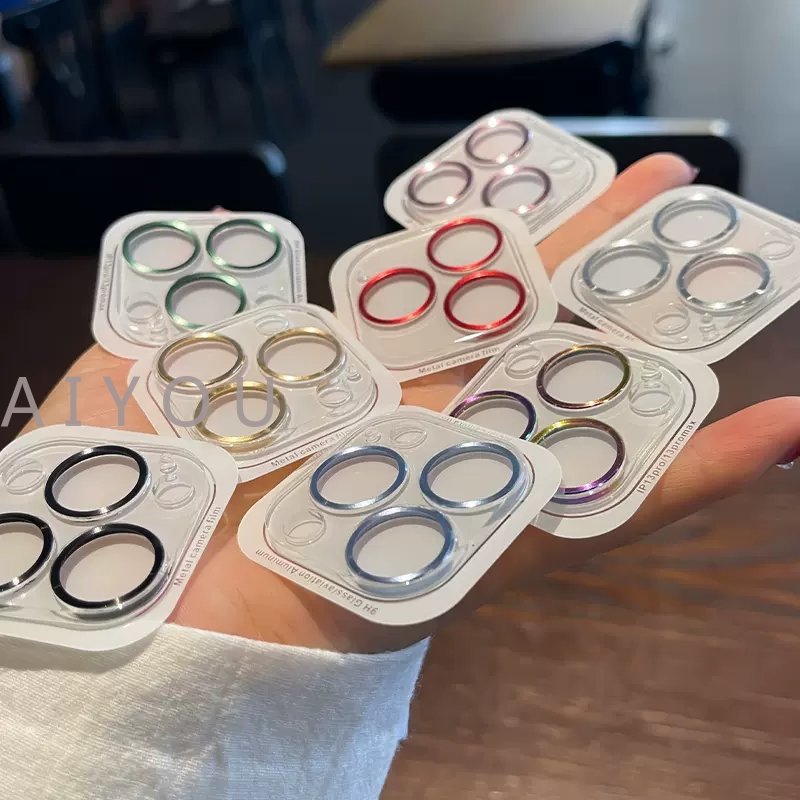 Pelindung Lensa Kamera iPhone 11-14 pro Max 12 13 14 pro Max Mini 14 Plus 12 13 pro