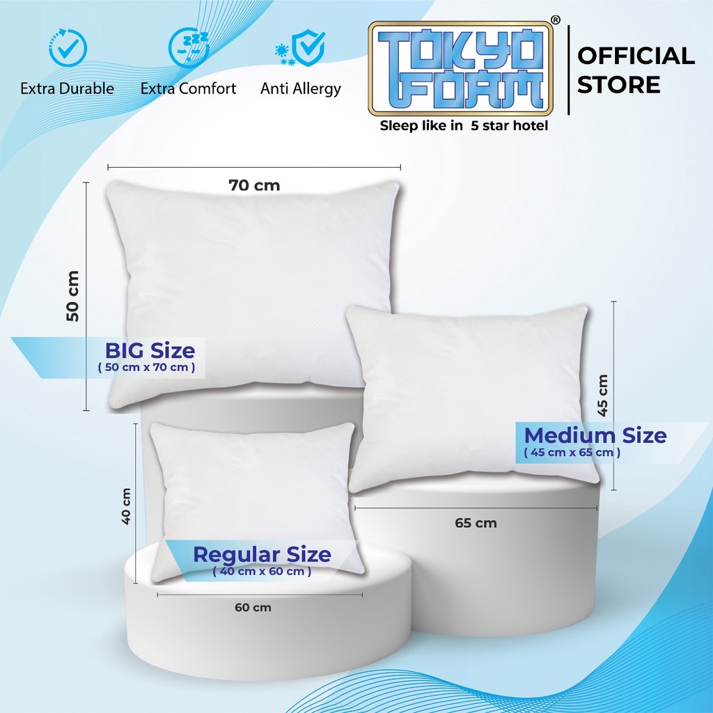 Bantal Silicon 40 x 60 by Tokyo Foam-2