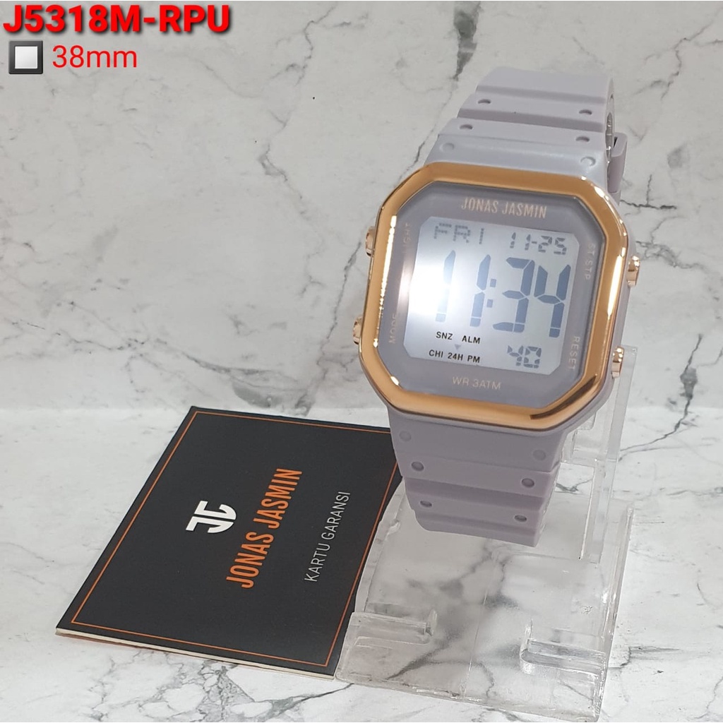 JAM TANGAN PRIA JJ (JONAS JASMIN) ORIGINAL TAHAN AIR DIAMETER 3,8CM
