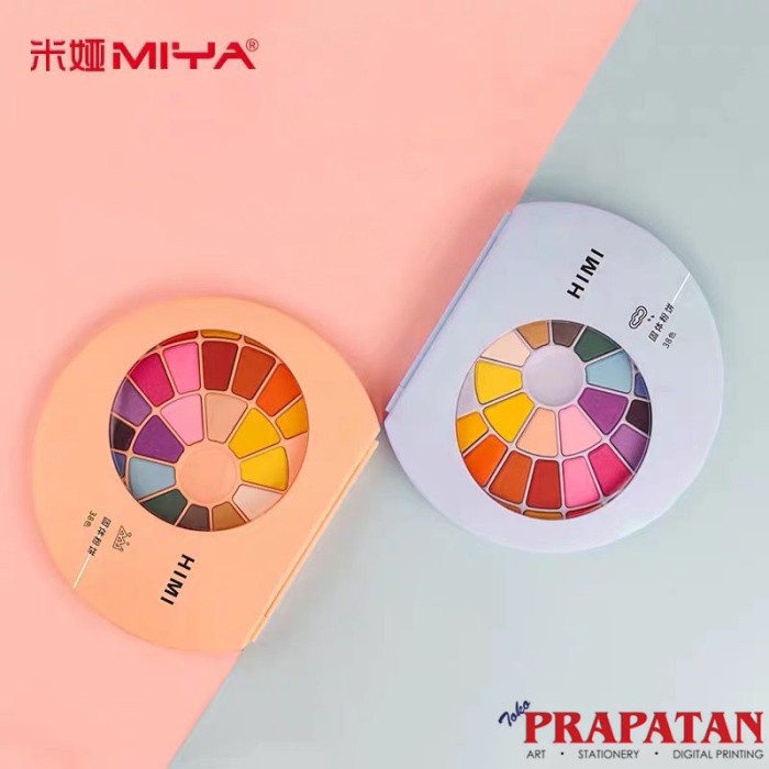 

Miya Himi Watercolor Block 24 Color - Blue 24 Warna NANDAA