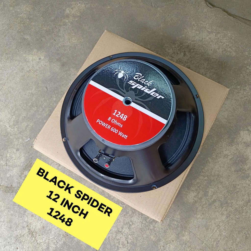 Speaker Black Spider 12 Inch 1248 BS 12 1248 Black Spider ORI