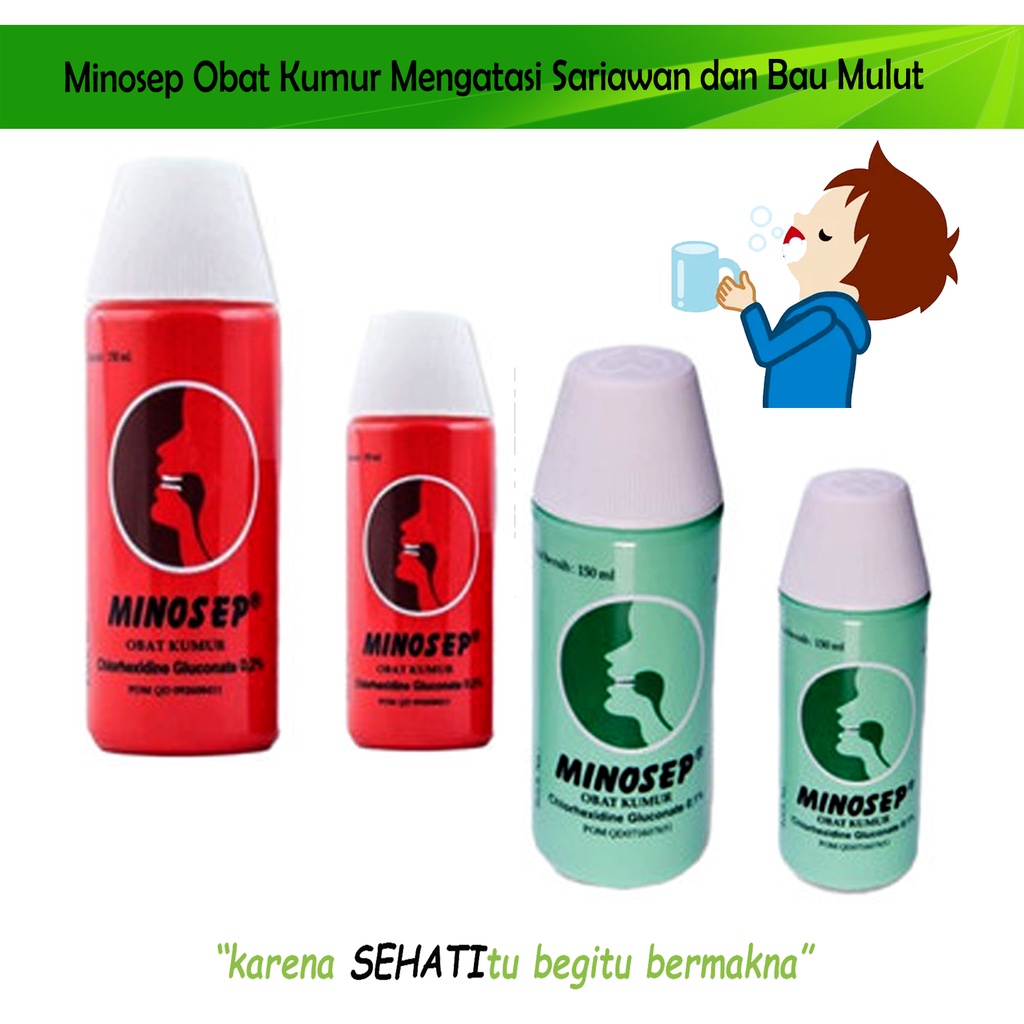 Minosep Gargle Obat Kumur 150 ML