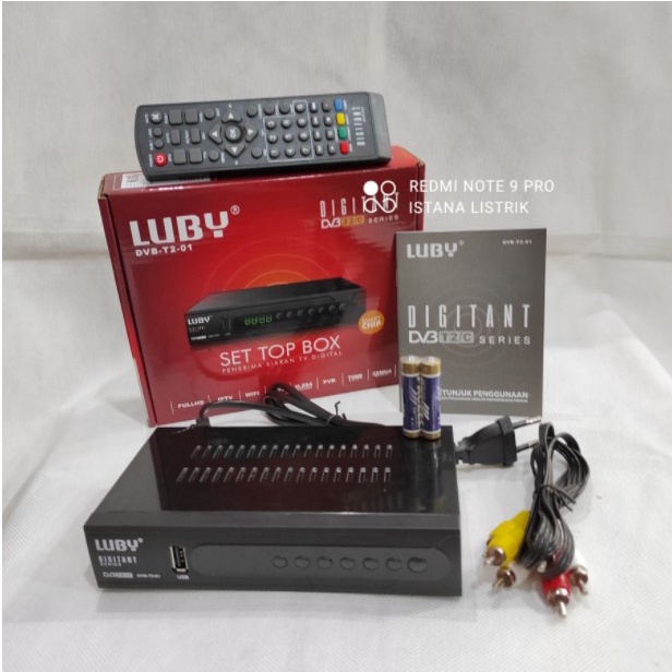 Receiver TV Digital Set Top Box Luby Full HD DVB T2-01 T2-03 T2-02 STB DVBT2 LUBY