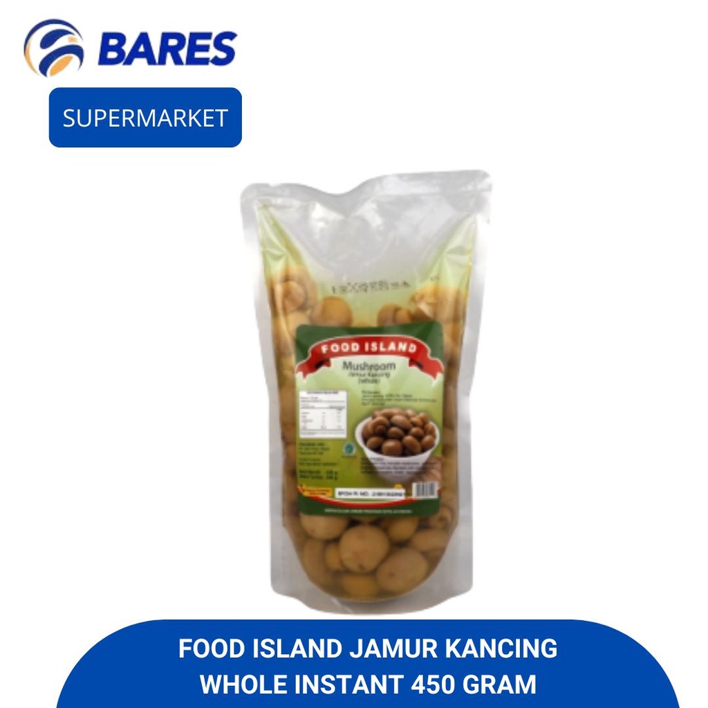 

Food Island Jamur Kancing Whole Instan 450 Gram