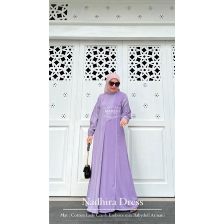 NADHEERA LUXURY GAMIS TERBARU 2023 - MAREVI