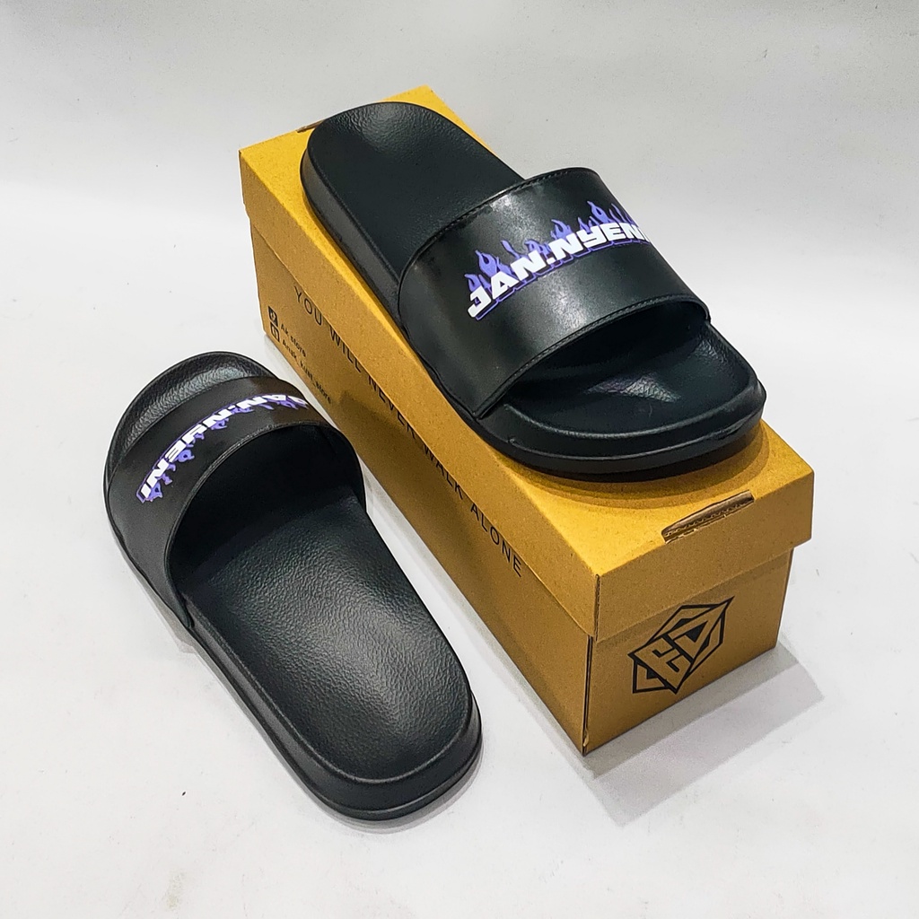 Sandal slide ESTADO motif full