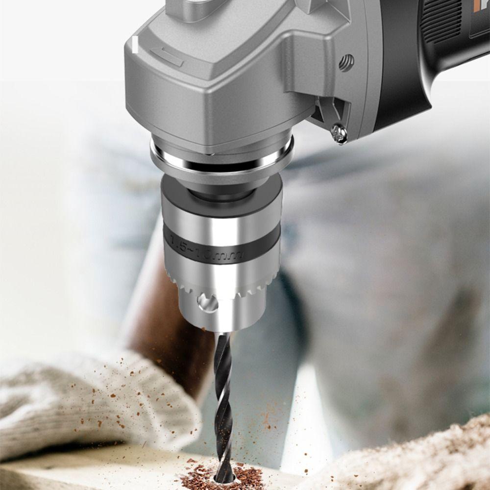 【 ELEGANT 】 Angle Grinder Adapter Locator Bor Untuk Gerinda Sudut Listrik 4&quot; Untuk Bor|Bench Thread Collet Dengan Adaptor Konversi Bor Kunci