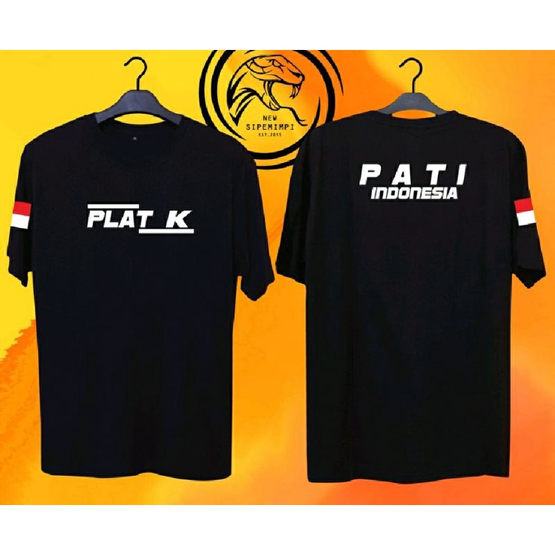 KAOS PLAT K PATI INDONESIA // KAOS KOTA PATI