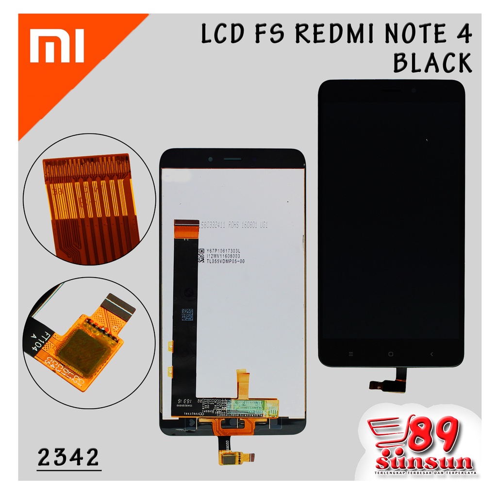 LCD FULLSET REDMI NOTE 4 MEDIATEK