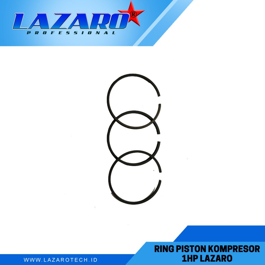 LAZARO Ring Piston Mesin Kompresor 1 HP | 1HP LAKONI SET 3 Buah