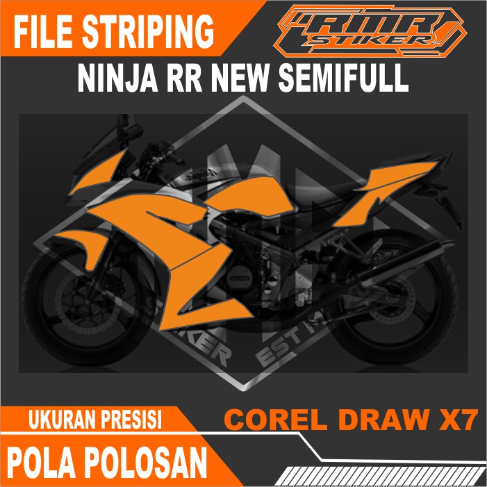 Pola File / Mentahan Striping Ninja RR New