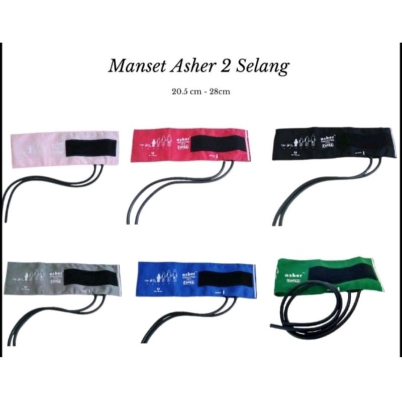 Manset Tensi Meter Manual Slang 2 Infant, Anak &amp; Dewasa