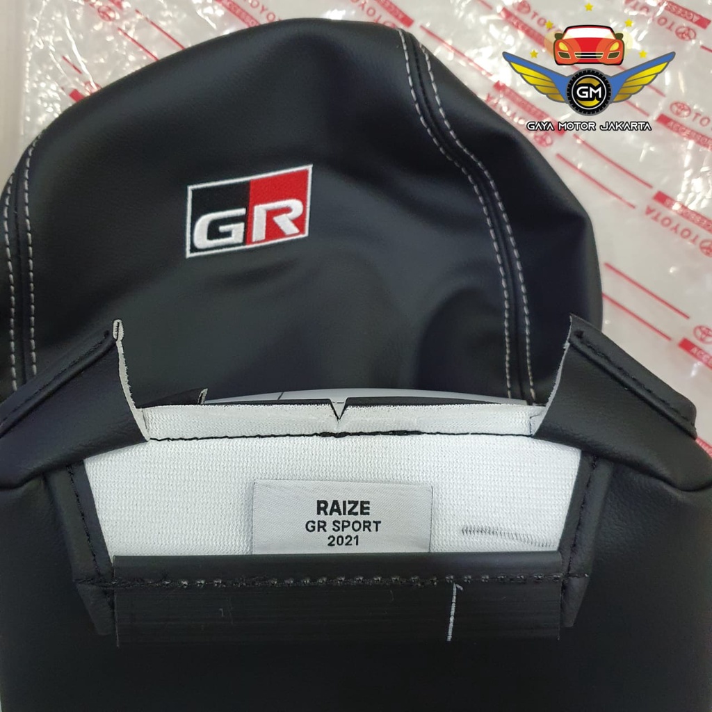 Cover Headrest GR Toyota Raize SET Kiri-Kanan Original GR SPORT Toyota