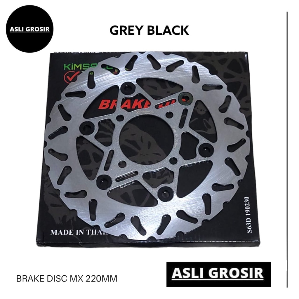 Piringan Rem Cakram Brake Disc MX 220Mm Black Grey Silver Gold