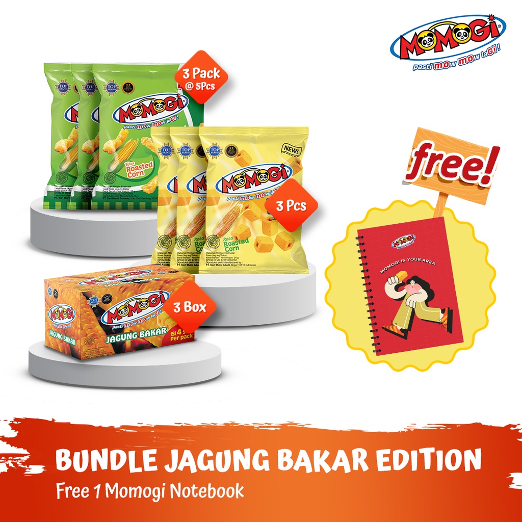 Momogi Bundle Jagung Bakar Edition (Free Notebook)