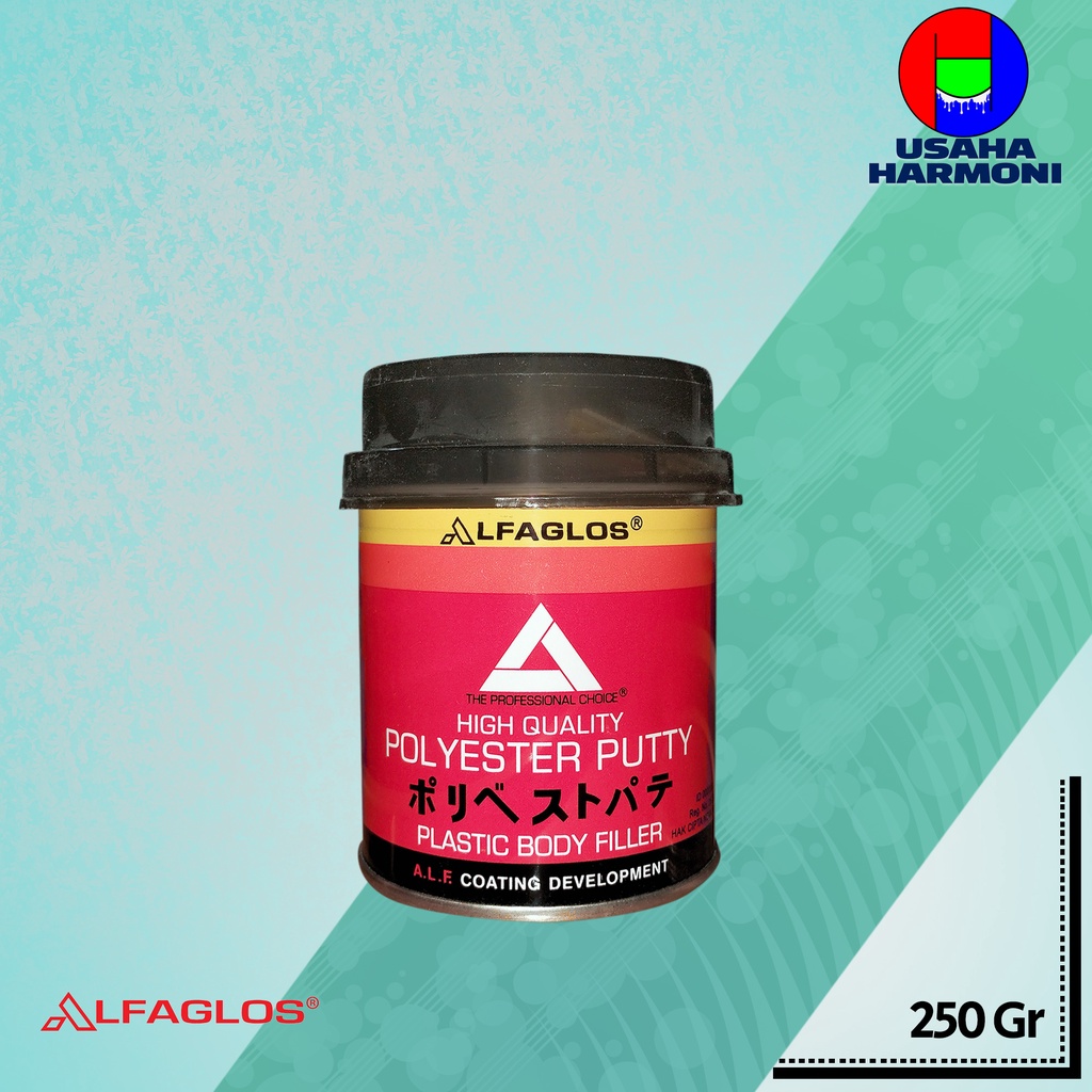 Dempul Alfagloss + Hardener | Ukuran : 200 CC