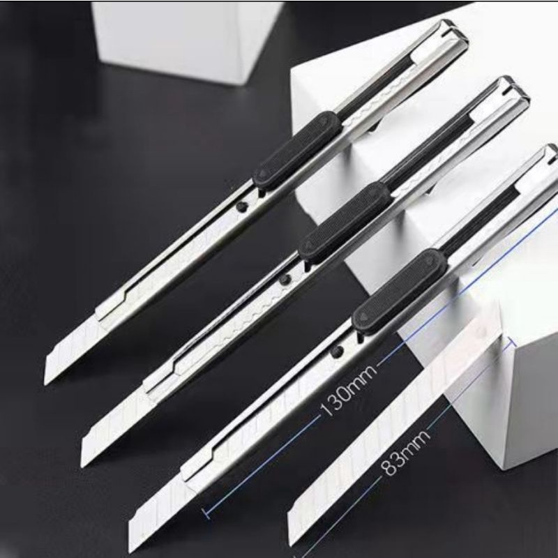 

Pisau Cutter Mini Stainless 12,5 cm