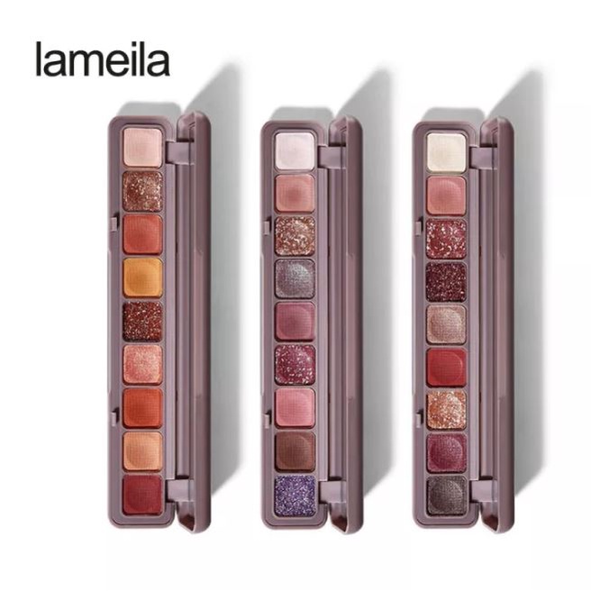 LAMEILA 3600 BEAUTIFUL GEOMETRY EYESHADOW GLITTER 9 COLORS