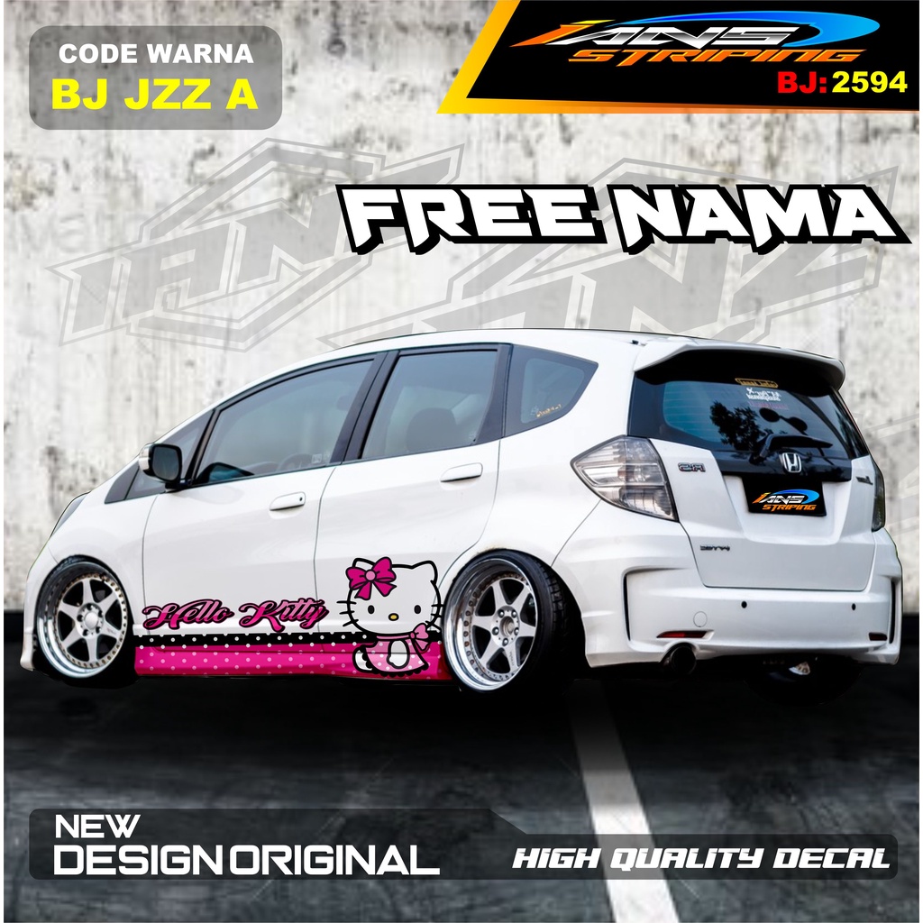 STICKER VARIASI MOBIL BRIO, JAZZ / STICKER MOBIL /DECAL STICKER MOBIL / STIKER JAZZ, AGYA, AYLA