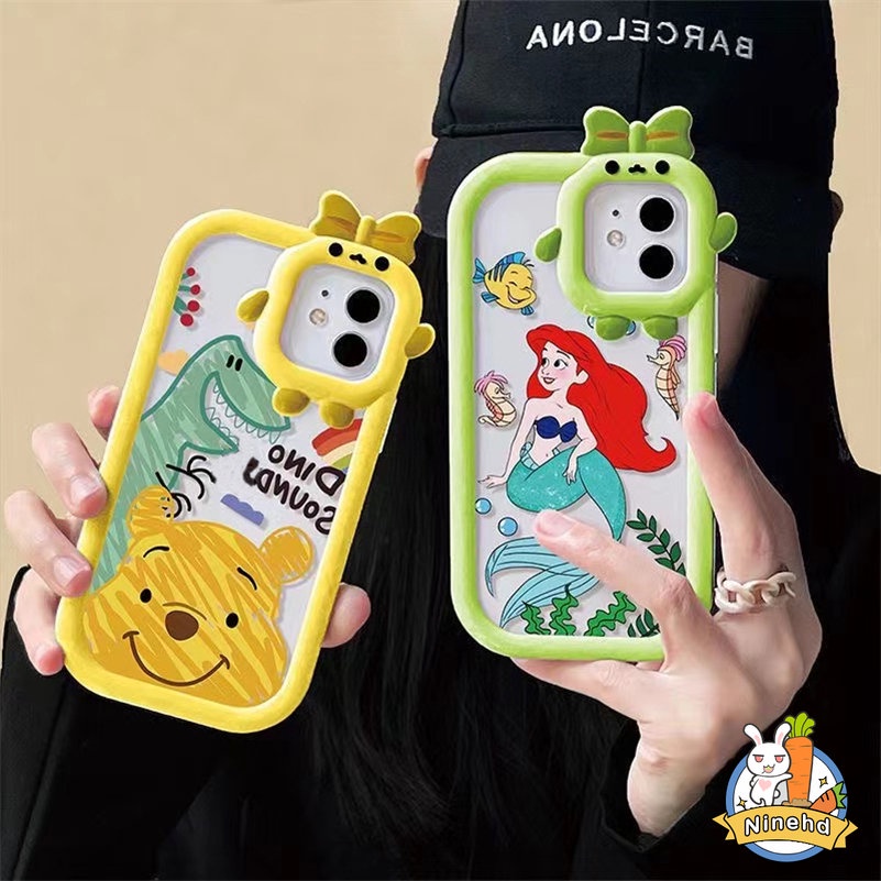 Soft Case Motif Kartun Monster Kecil Untuk iPhone 14 13 12 11 Pro Max X Xr Xs Max 7 8 6 6s Plus SE 2020