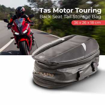 VOLERO Tas Motor Touring Back Seat Tail Storage Bag - RR9014
