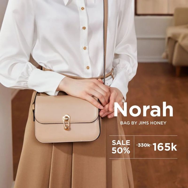 Norah Bag || Tas Selempang Jims Honey (Free Box)