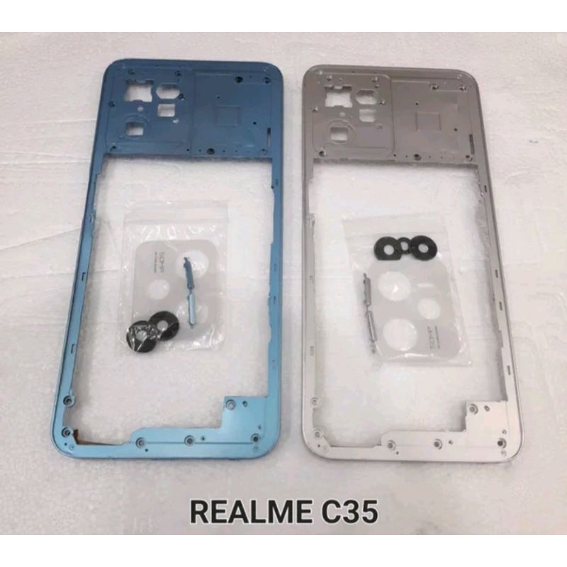 BEZEL TUTUP MESIN RANGKA SAMPING REALME C35