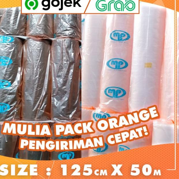

BUBBLE WRAP ROLL 50 METER HITAM ORANGE BUBLE WRAP MULIAPACK - MP ORG - Putih