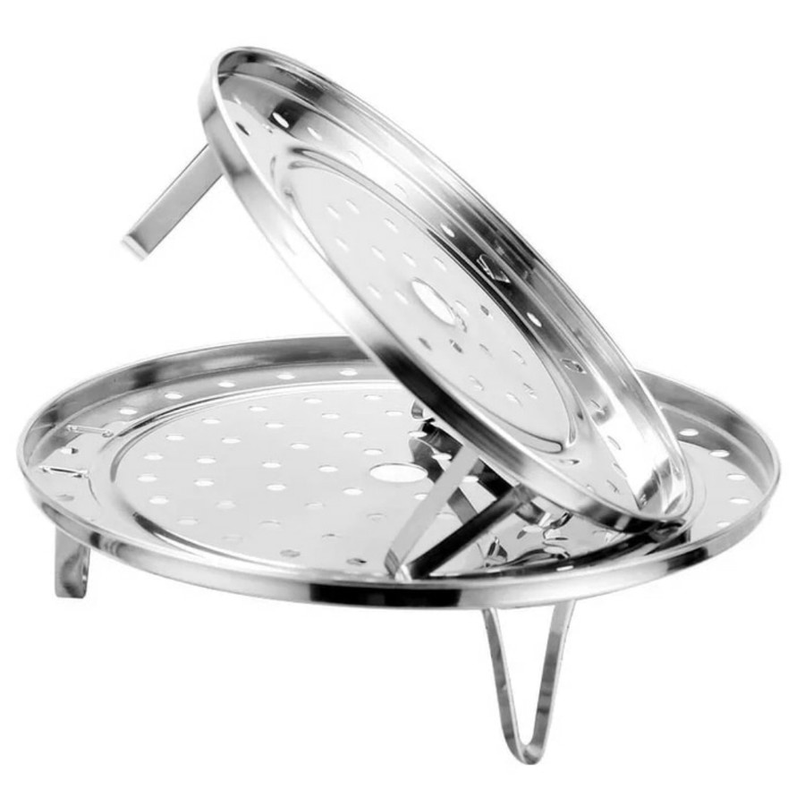 Tatakan Kukusan /Alas panci / Steamer Rack Insert Stainless 22 cm