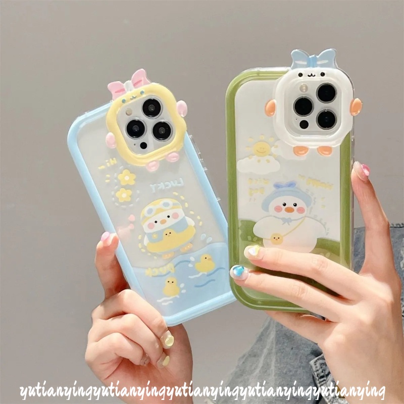 Soft Case Desain Kartun Monster Bebek 3D Untuk Realme C15 C31 C21 C25Y C35 C21Y C12 C33 9 9Pro + C20A C30 C25s 8 8Pro 7 C17 5 5i 6i 7 C20 C11 C3I 92 C3I