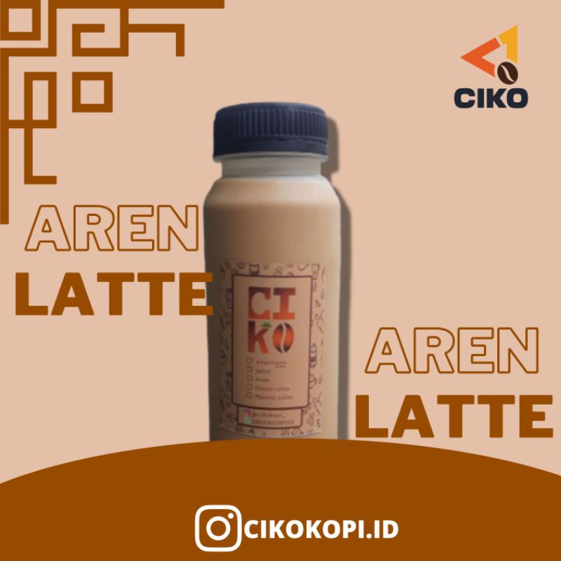 

Ciko Aren Kopi Susu Botol Kekinian 250ml