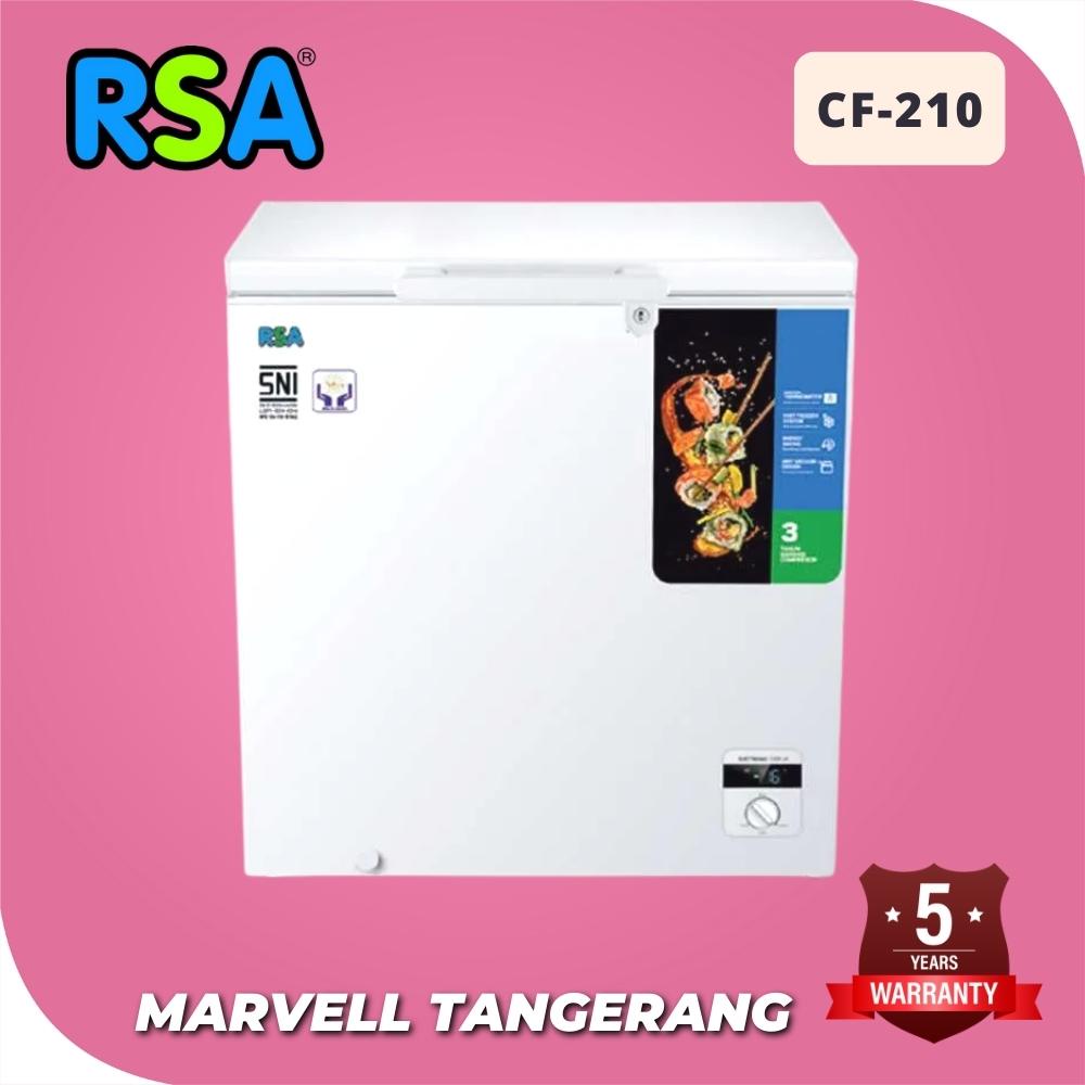 Chest Freezer RSA CF 210 Freezer Box 200 Liter Original