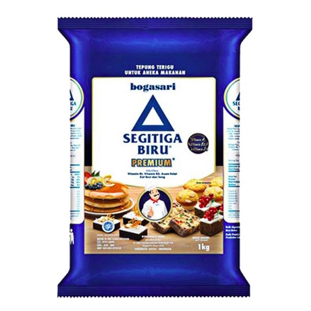 

Bogasari Terigu Segitiga Biru 1 Kg