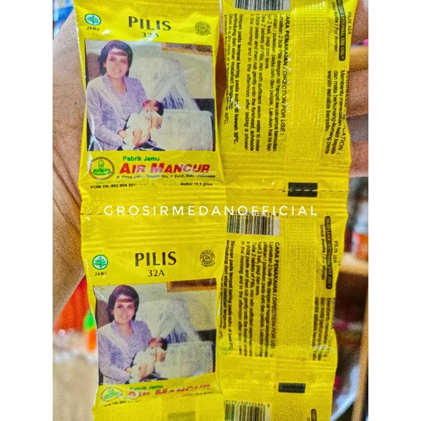 TAPEL DAN PILIS AIR MANCUR per SACHET - UNTUK WANITA HABIS MELAHIRKAN BERSALIN - MEREDAKAN SAKIT KEPALA MATA BERKUNANG MENGENCANGKAN PERUT CEGAH MASUK ANGIN