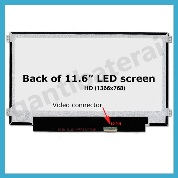 LED LCD Laptop HP 11-F008TU 11-F009TU 11.6 inch slim 30 pin